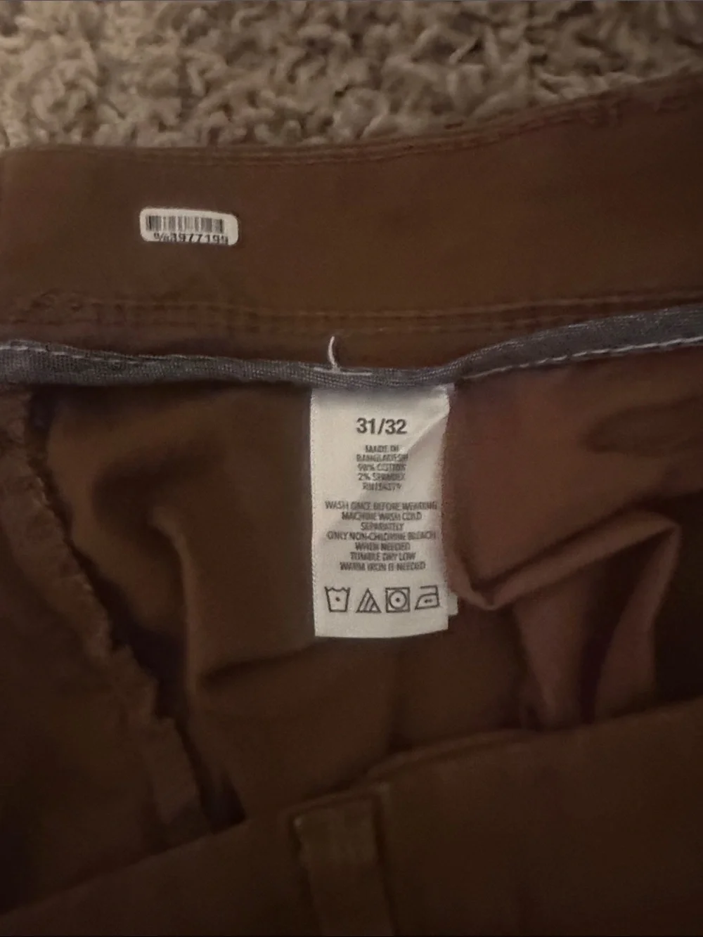 Men's Aeropostale Brown Straight-Leg Pants